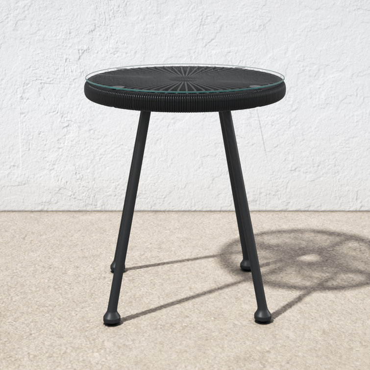 AllModern Evalette Outdoor Patio Side Table Wayfair